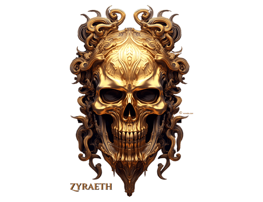 Phenomenal Skulls - Zyraeth, the Gilded Enigma