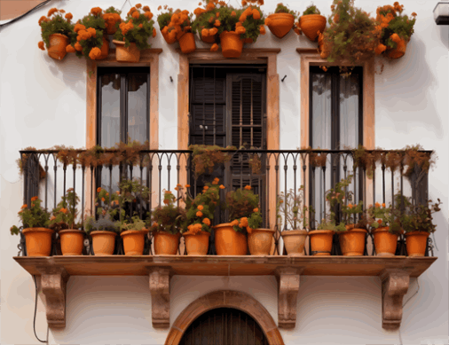 Spanish Balcony - Balcony Oasis